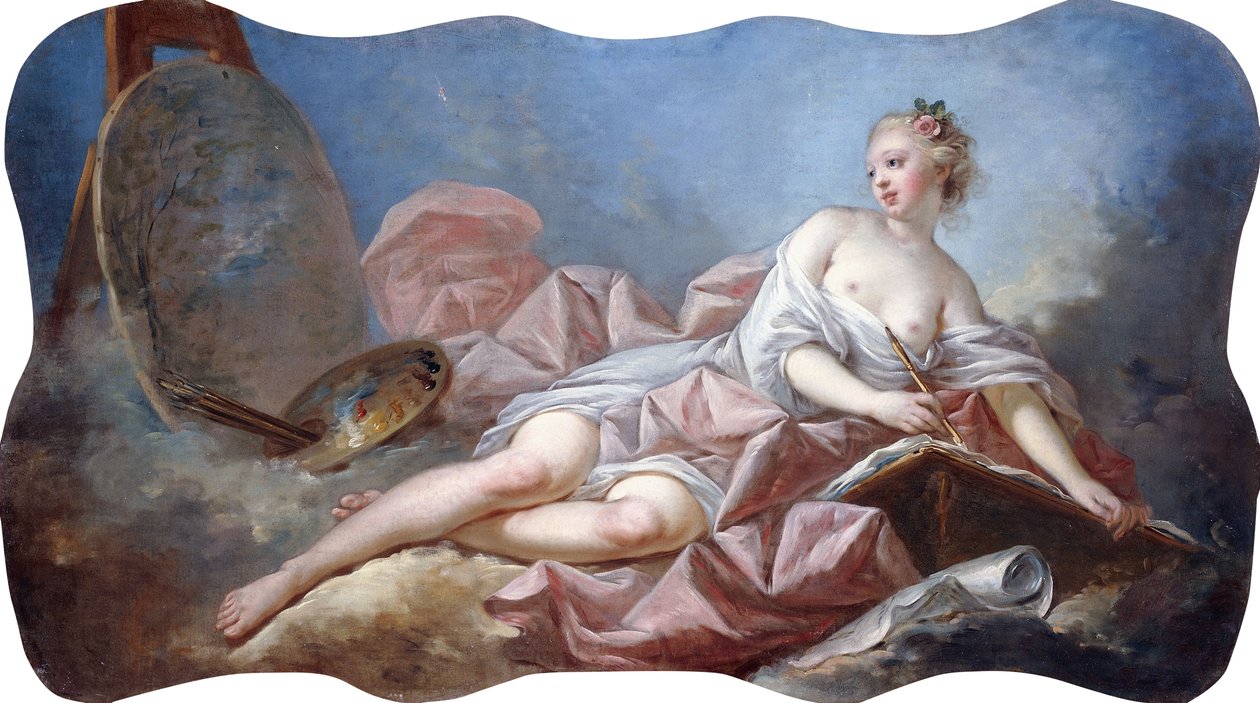 Personificering af maleri, af Jean Honore Fragonard