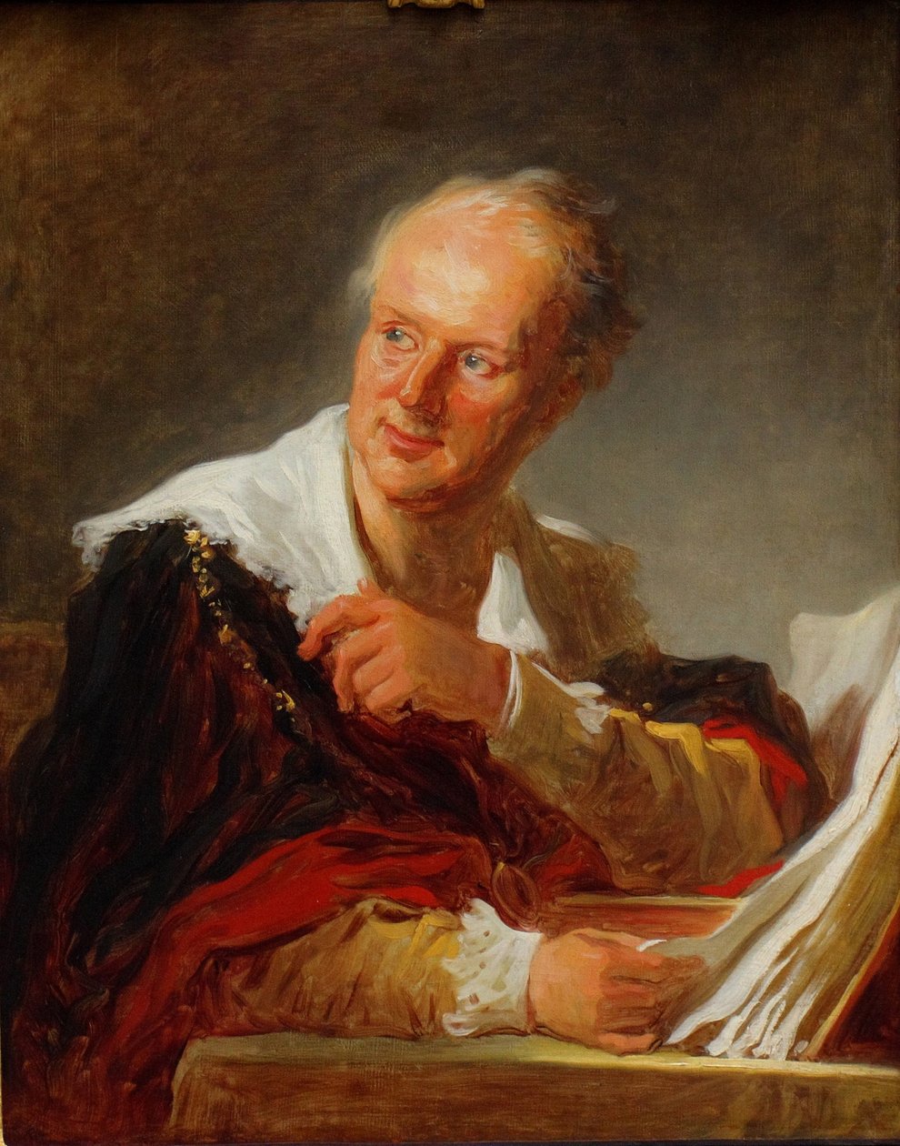 Portræt af Denis Diderot 17131784, ca 1769 af Jean Honore Fragonard