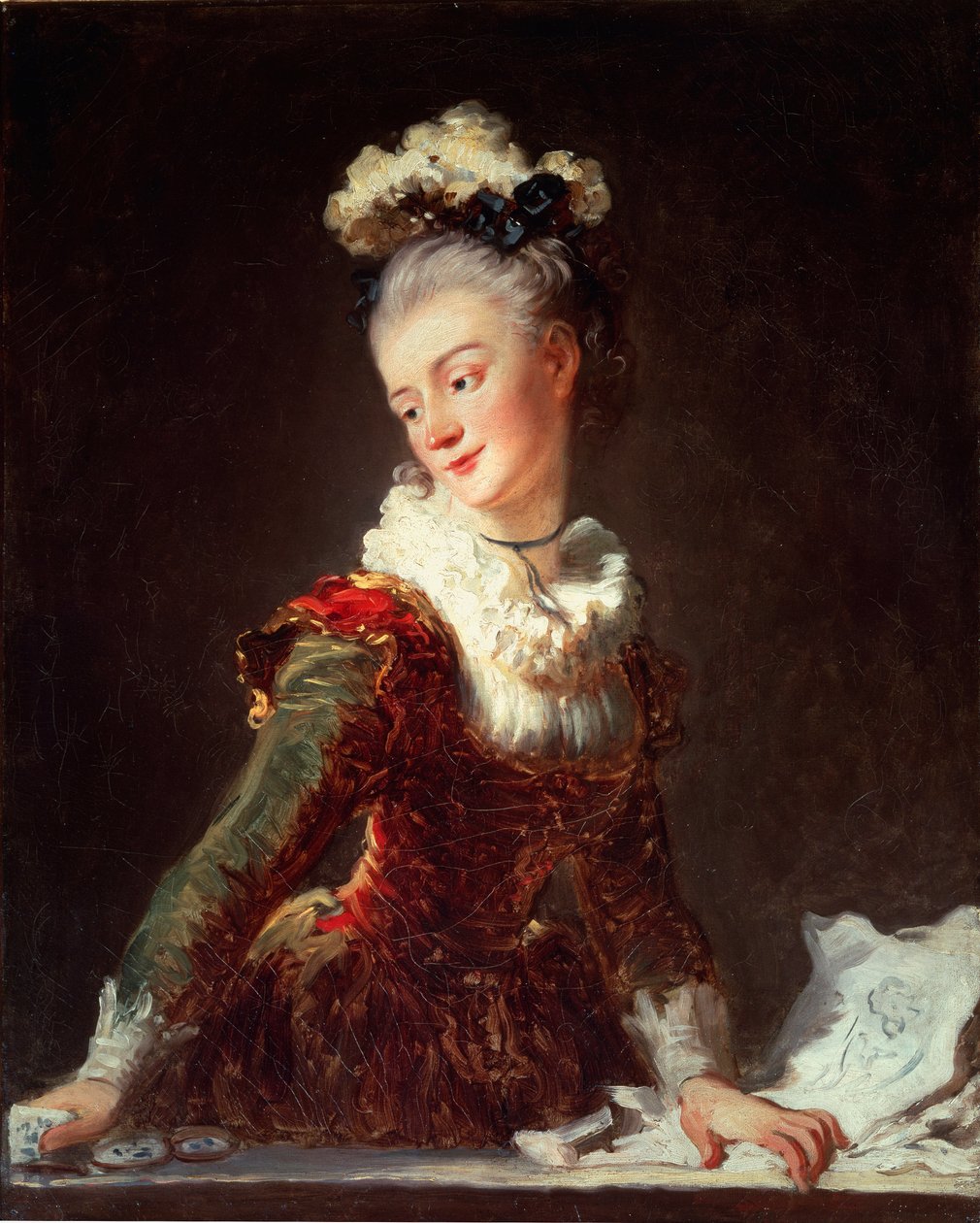 Portræt af Marie Madeleine Guimard, operaens første danser, omkring 1769 (olie på lærred) af Jean Honore Fragonard