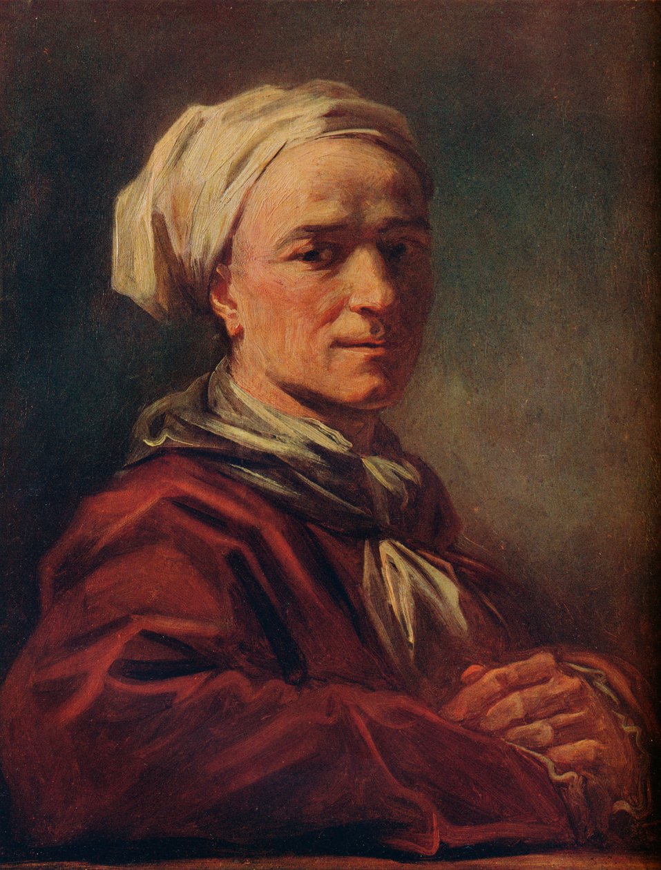 Portræt af en mand, c1700-tallet af Jean Honore Fragonard