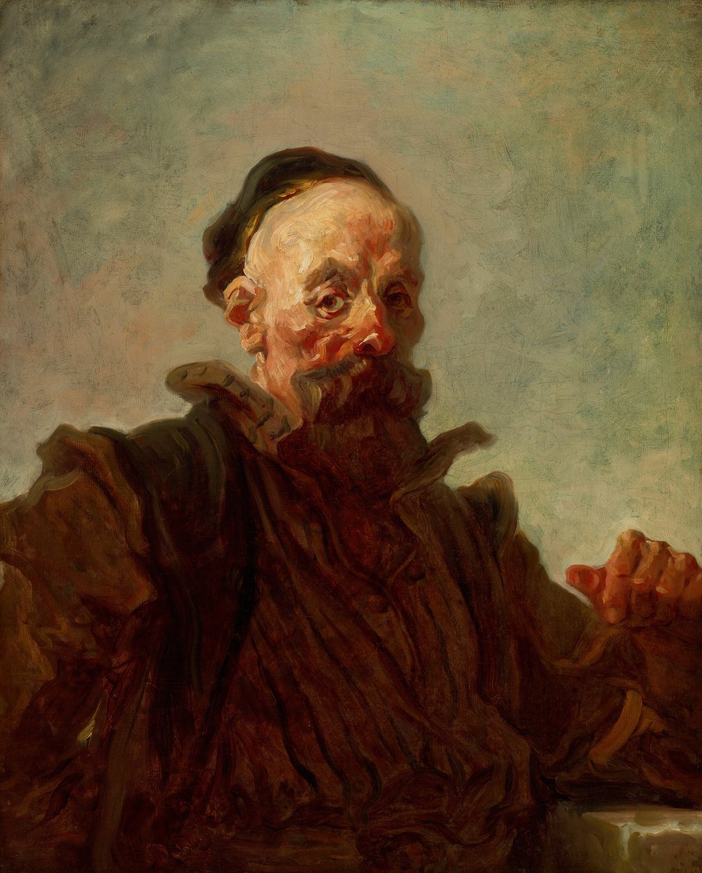 Portræt af en mand i kostume, 176870. af Jean Honore Fragonard