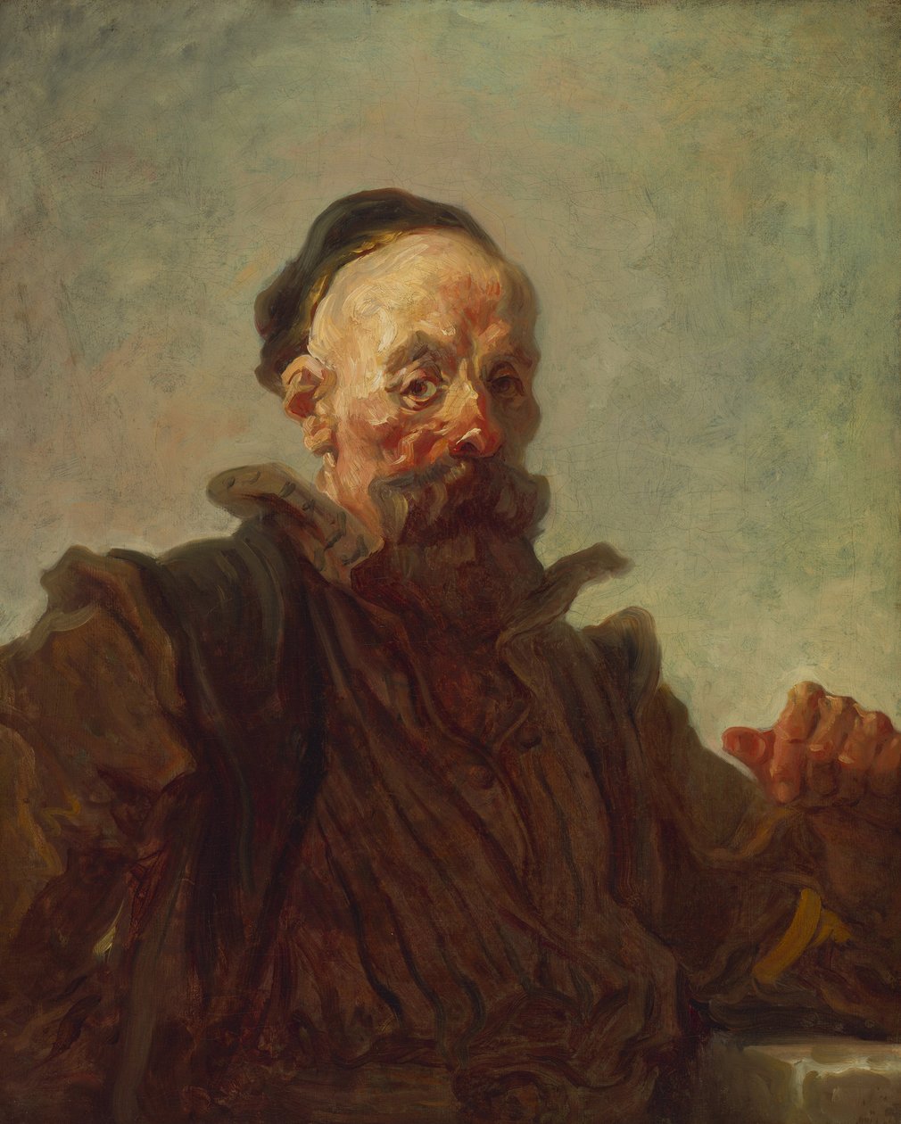 Portræt af en mand i spansk dragt, 1768-70 af Jean Honore Fragonard