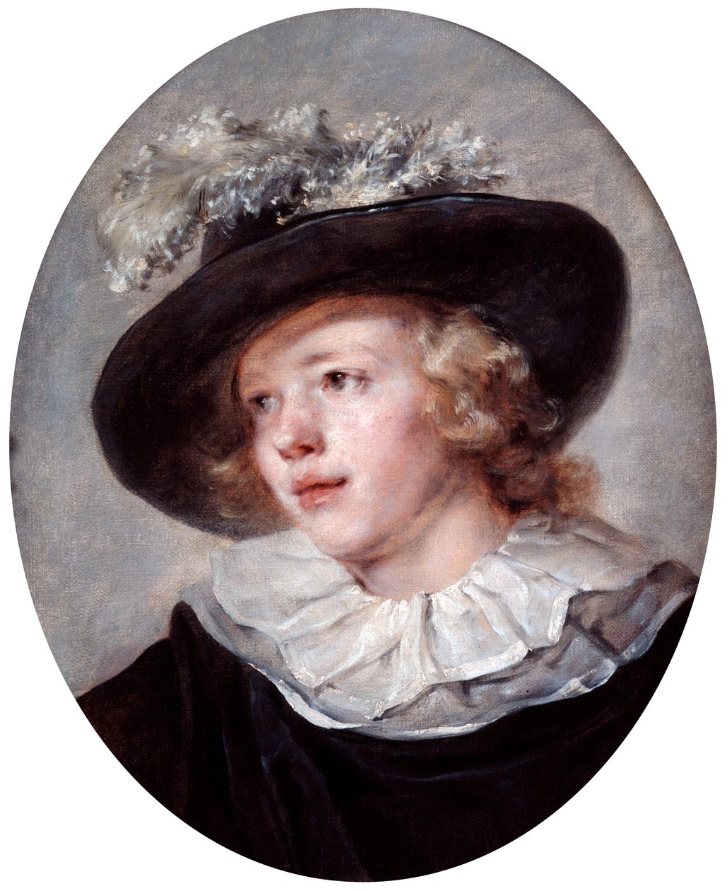 Portræt af en ung mand, det 18. tidlige 19. århundrede af Jean Honore Fragonard