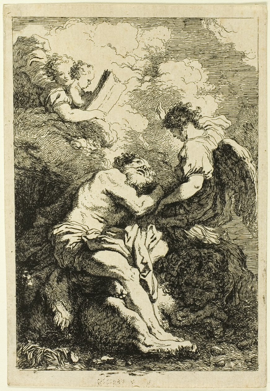 Sankt Jerome af Jean Honore Fragonard