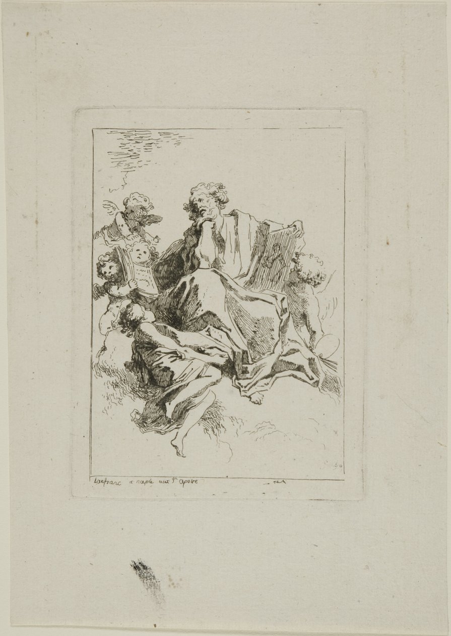 Sankt Lukas af Jean Honore Fragonard