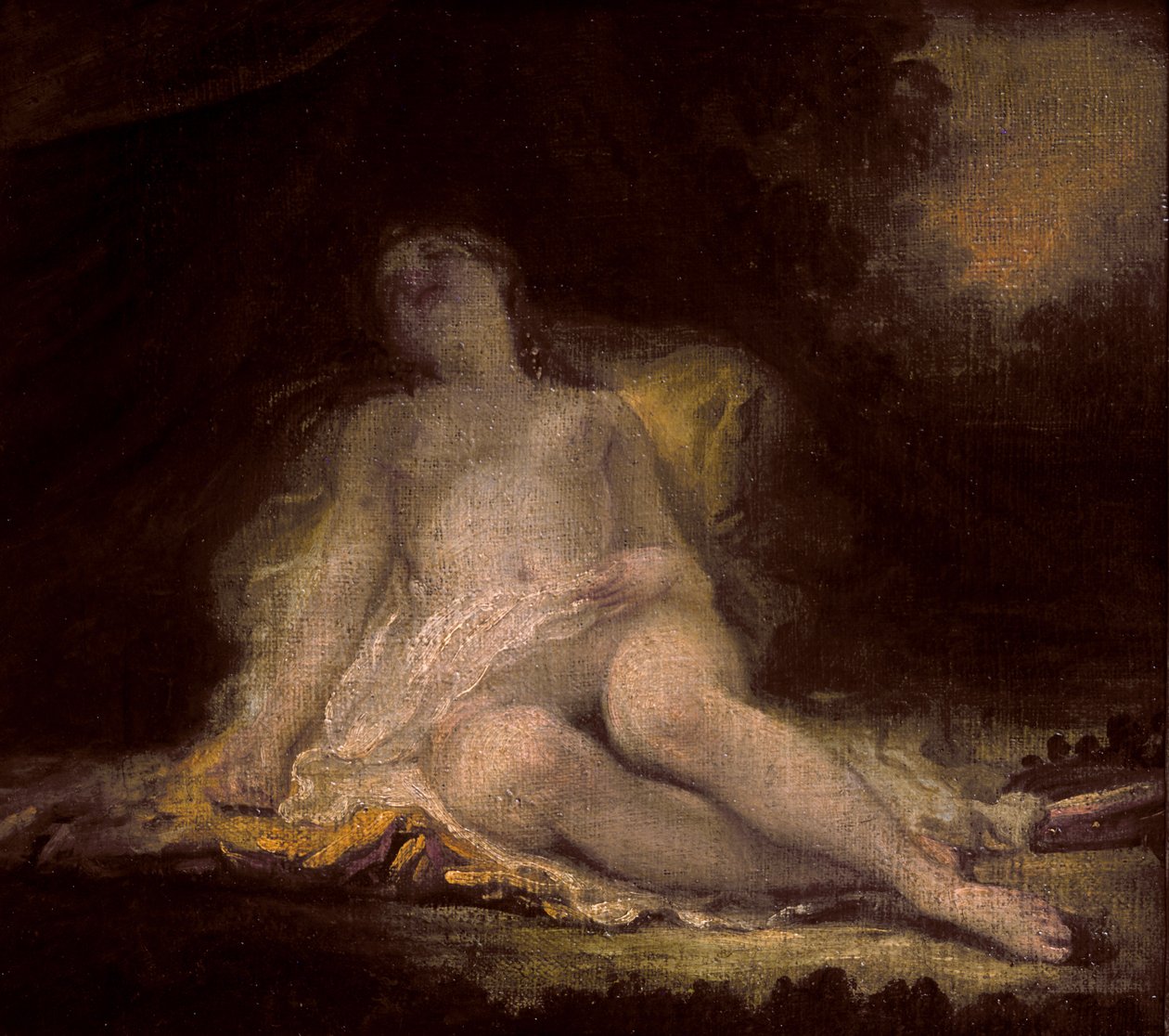 Sovende Bacchante af Jean Honore Fragonard