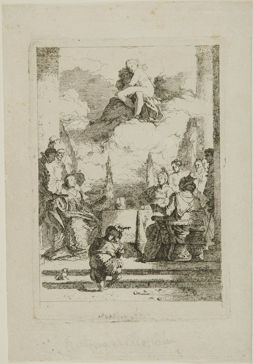 Antonius og Kleopatras fest af Jean-Honore Fragonard