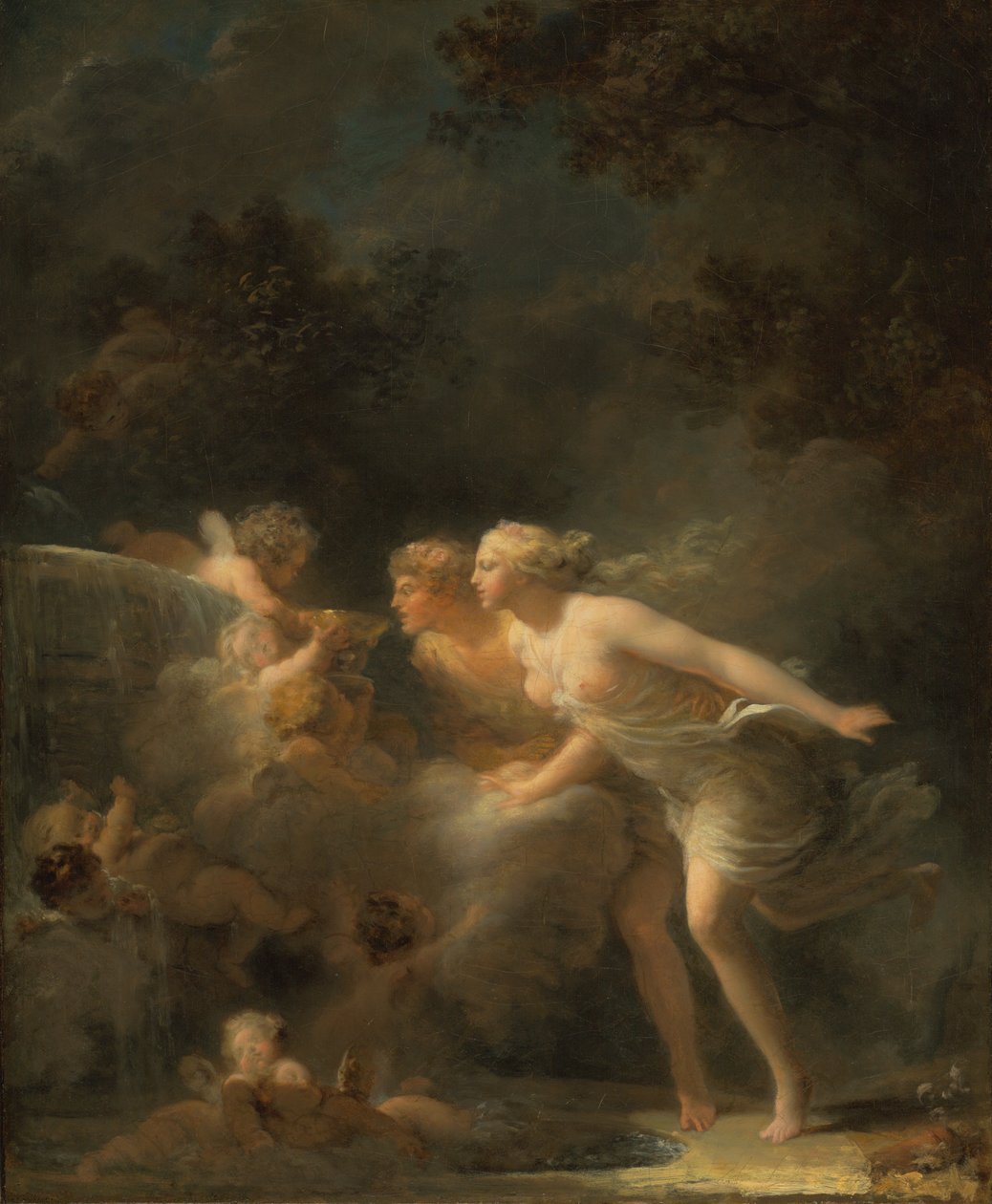 Kærlighedens kilde af Jean Honore Fragonard
