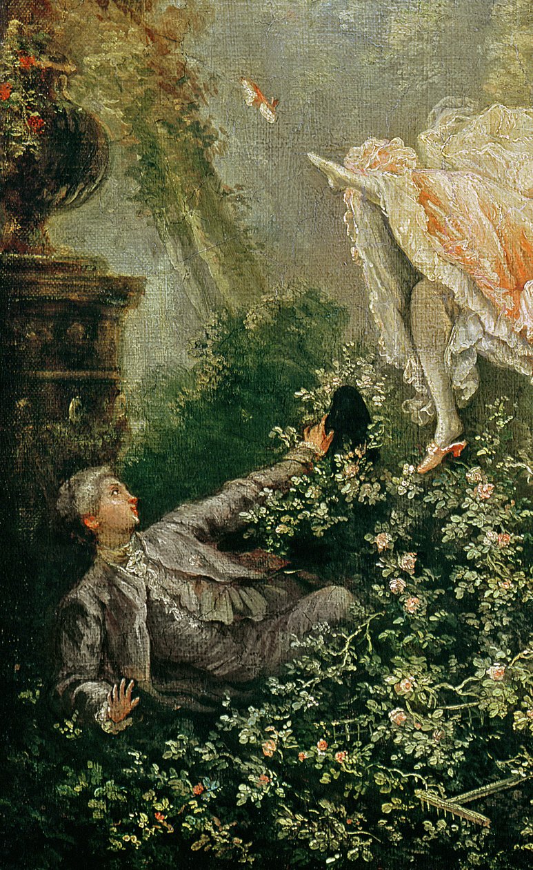 Gyngen (detalje af 156532) af Jean Honore Fragonard