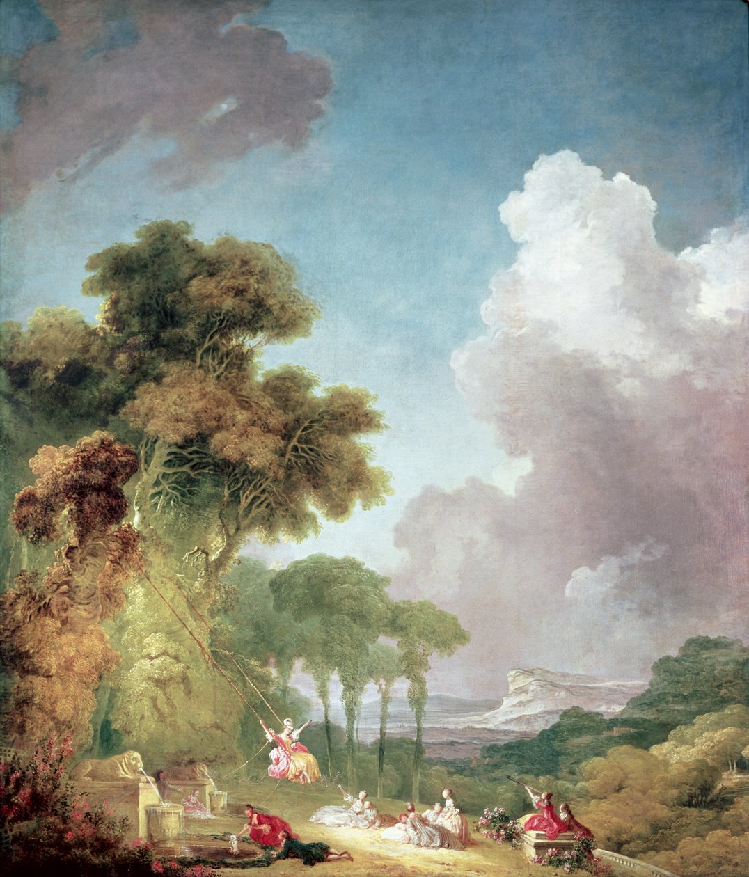 Gyngen, ca. 1775-1780 af Jean Honore Fragonard