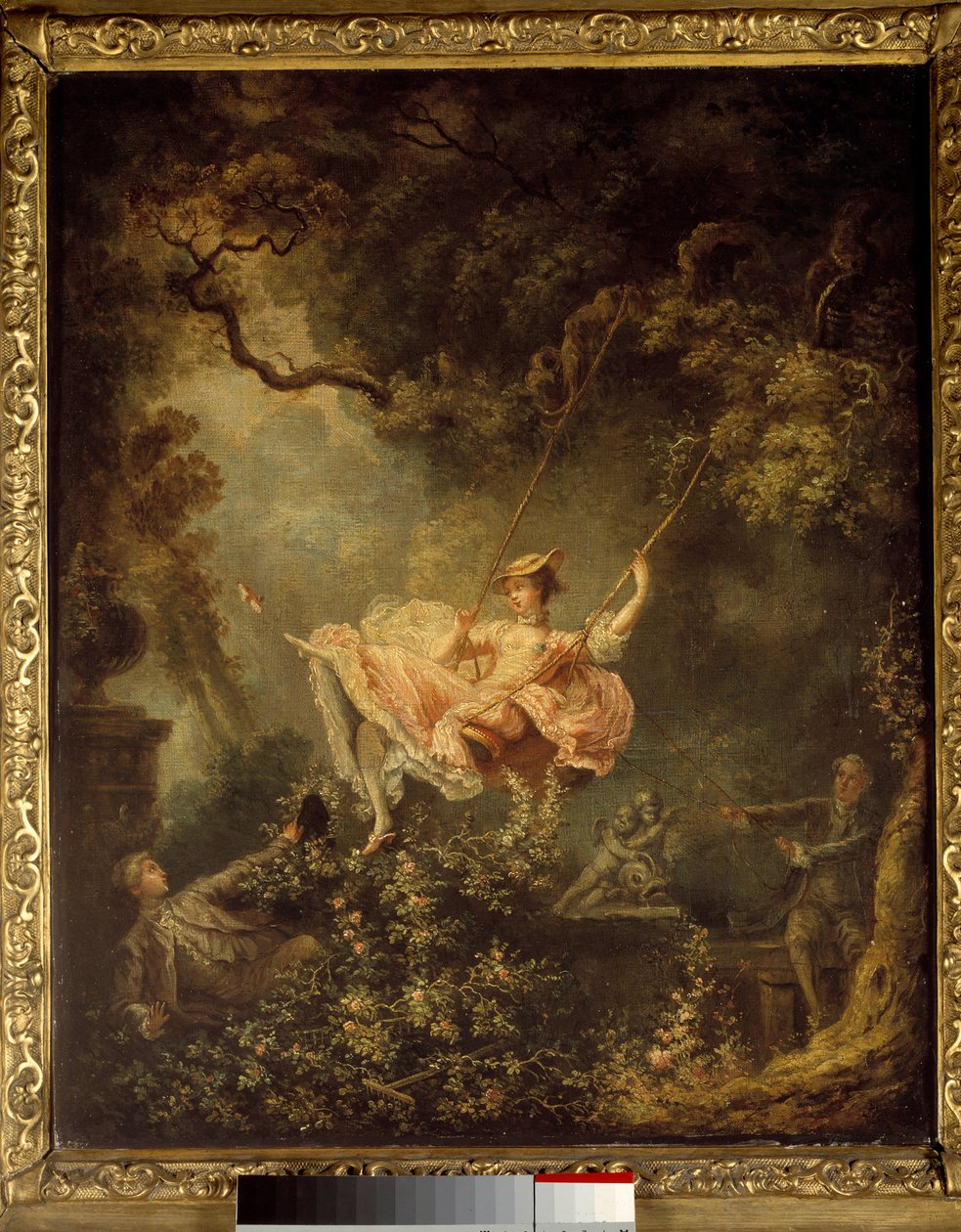Escarpoletten. Maleri af Jean Honore Fragonard (1732-1806) af Jean Honore Fragonard