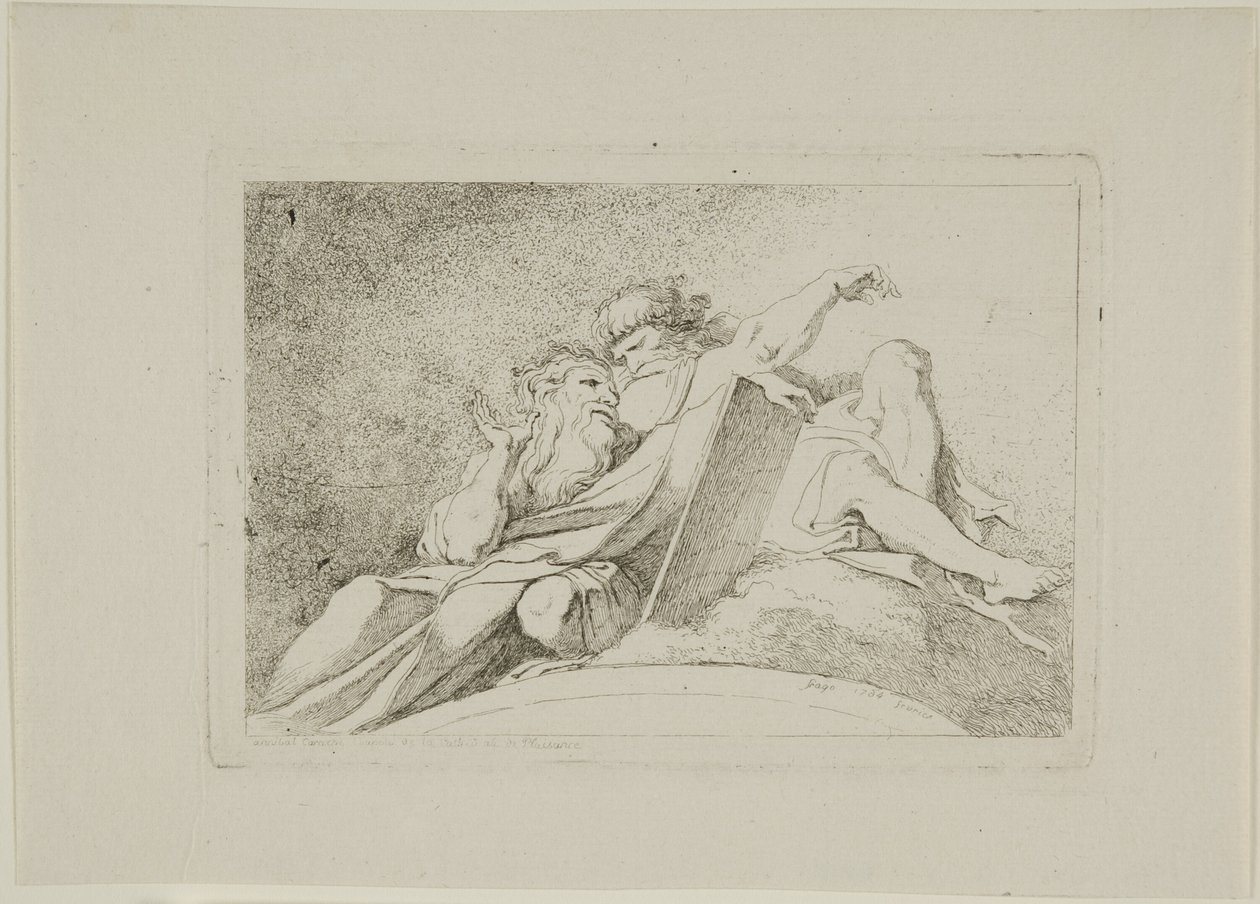 To profeter af Jean Honore Fragonard
