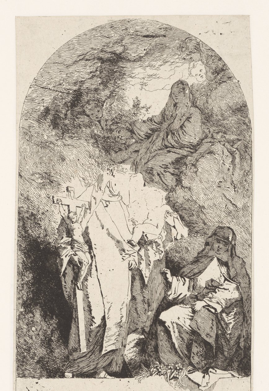 Forherligelse af Maria af Jean Honore Fragonard