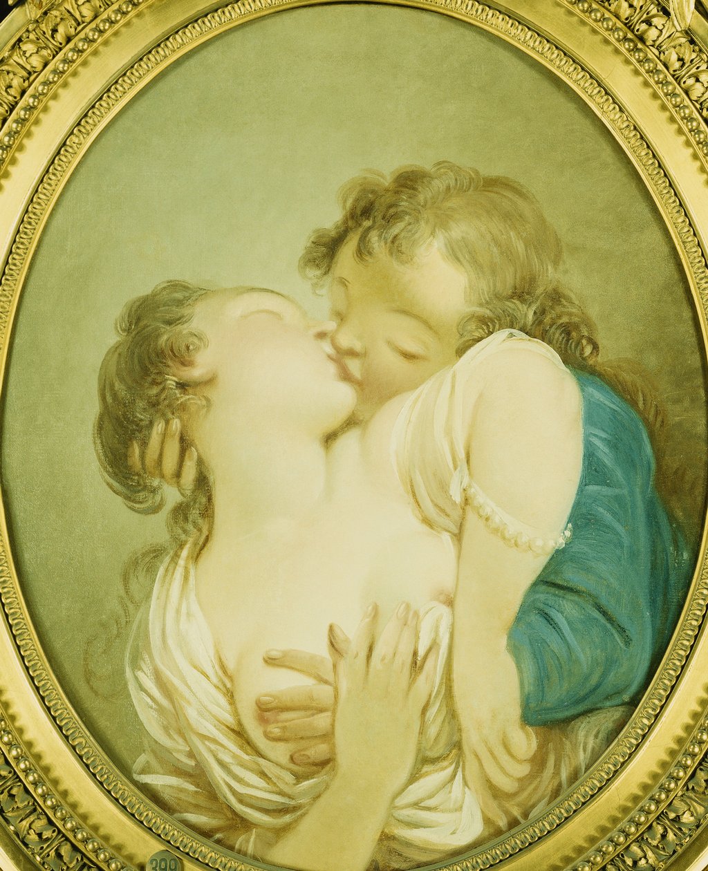 Unge elskere, af Jean Honore Fragonard