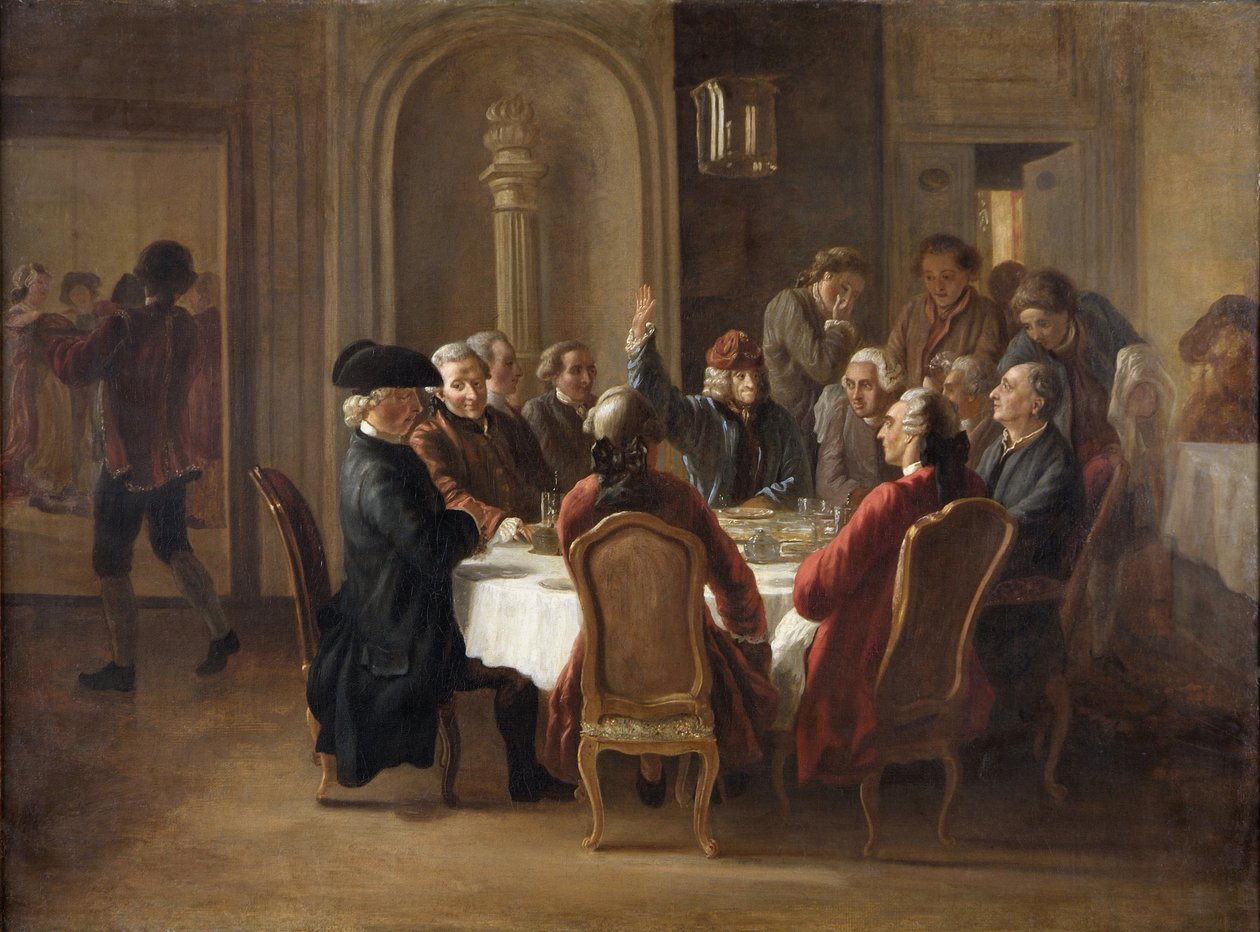 Filosoffernes nadver af Jean Huber