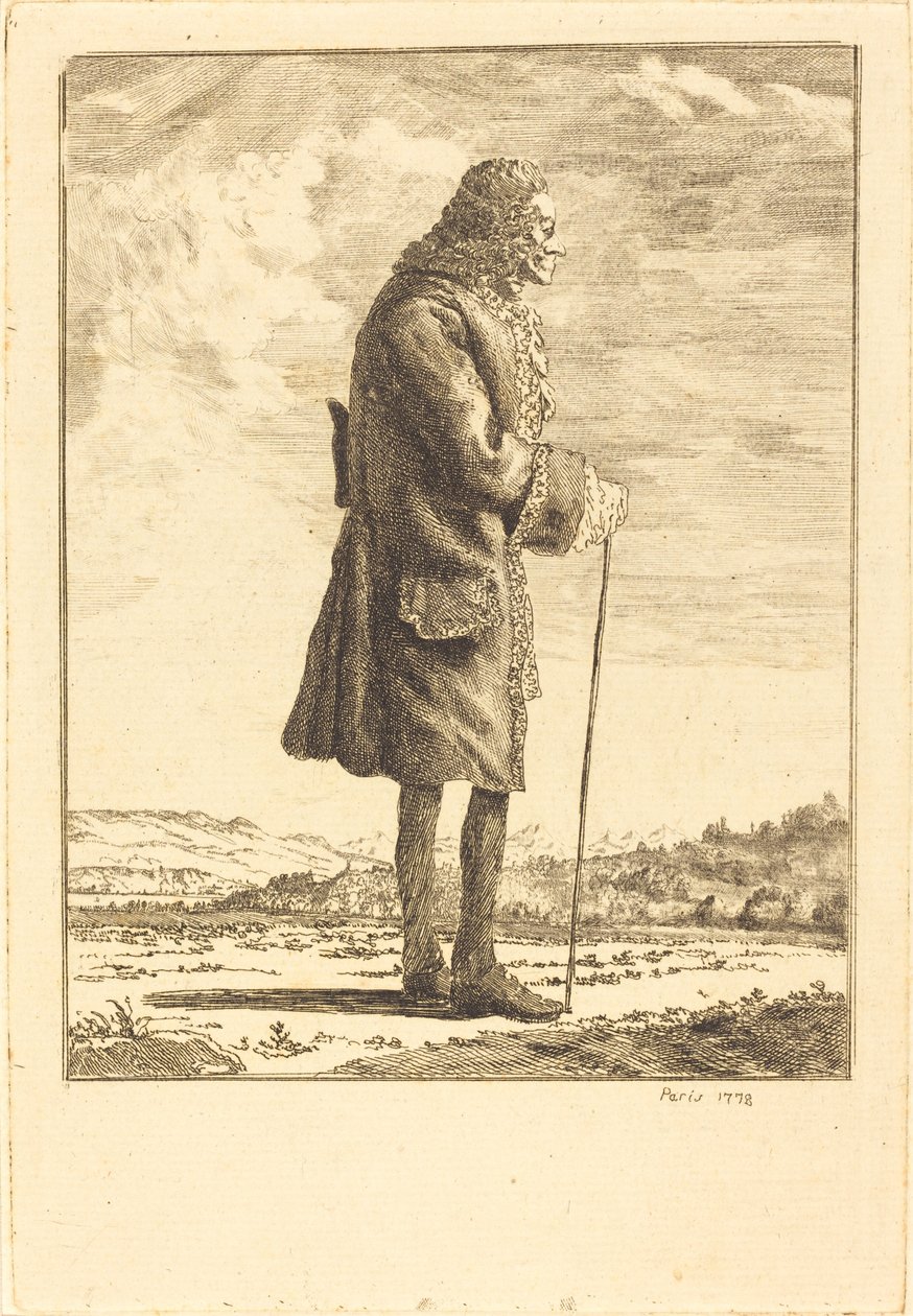 Voltaire af Jean Huber