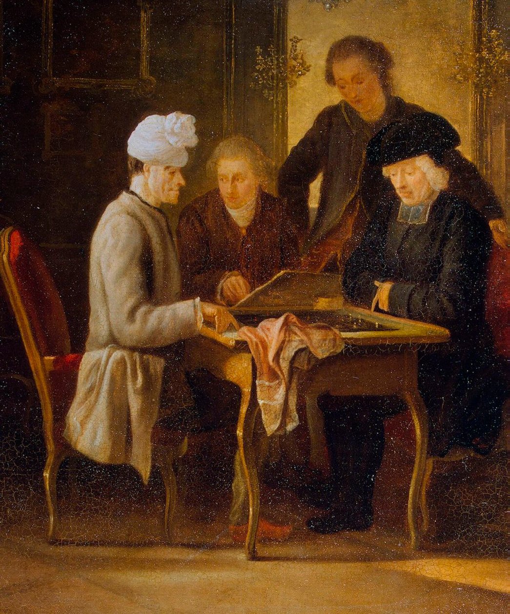 Voltaire ved et skakbord