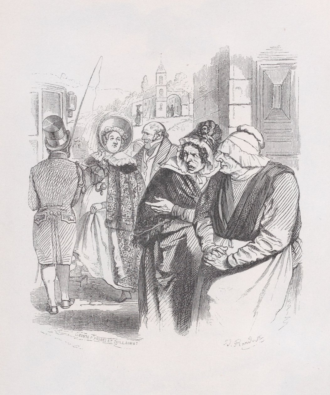 Gotton fra The Complete Works of Béranger, 1836. af Jean Ignace Isidore Gérard