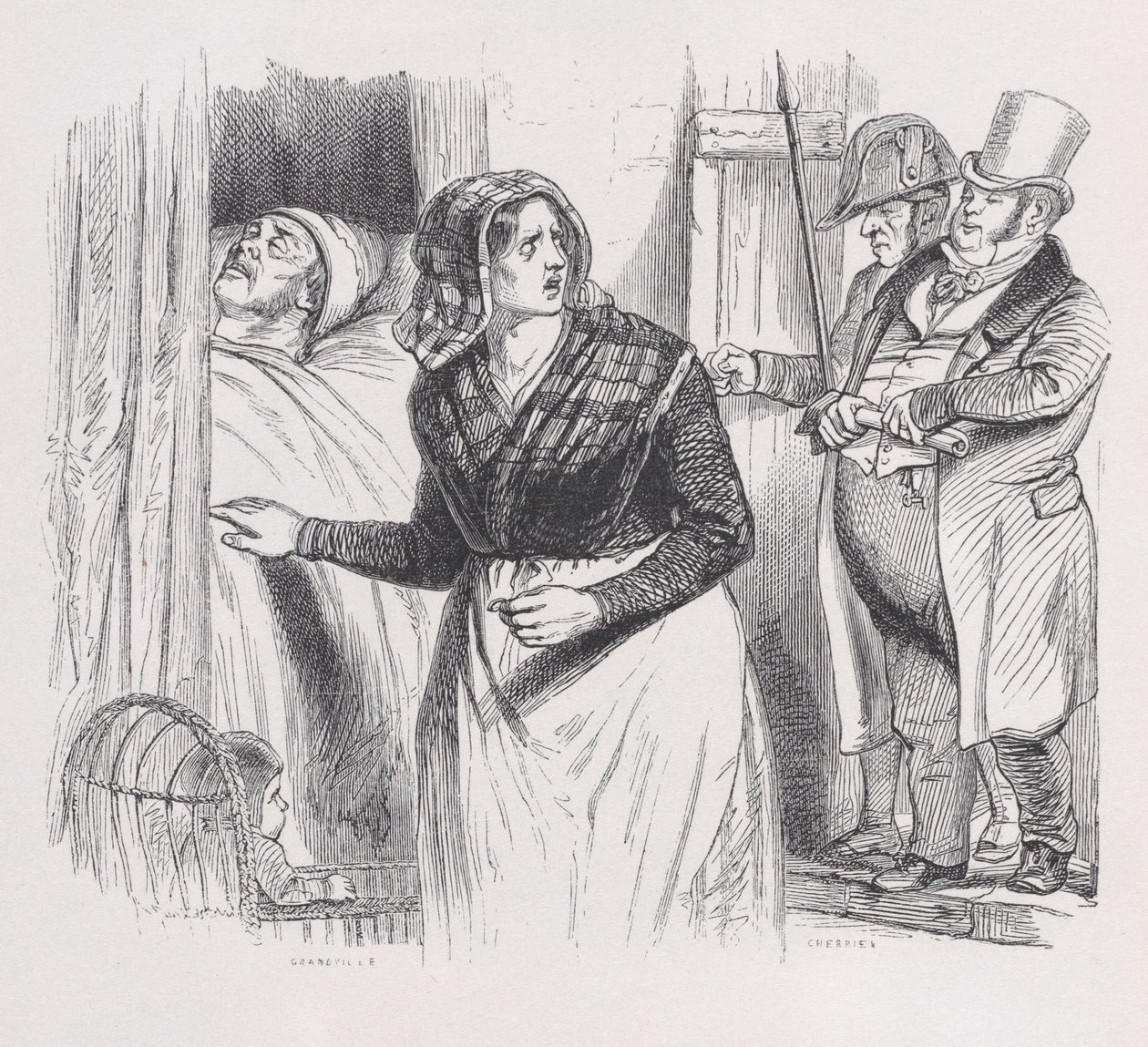 Jacques fra The Complete Works of Béranger, 1836. af Jean Ignace Isidore Gérard