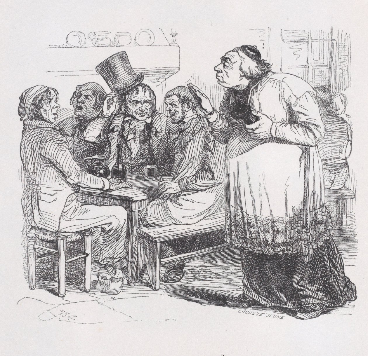 Min kur fra The Complete Works of Béranger, 1836. af Jean Ignace Isidore Gérard