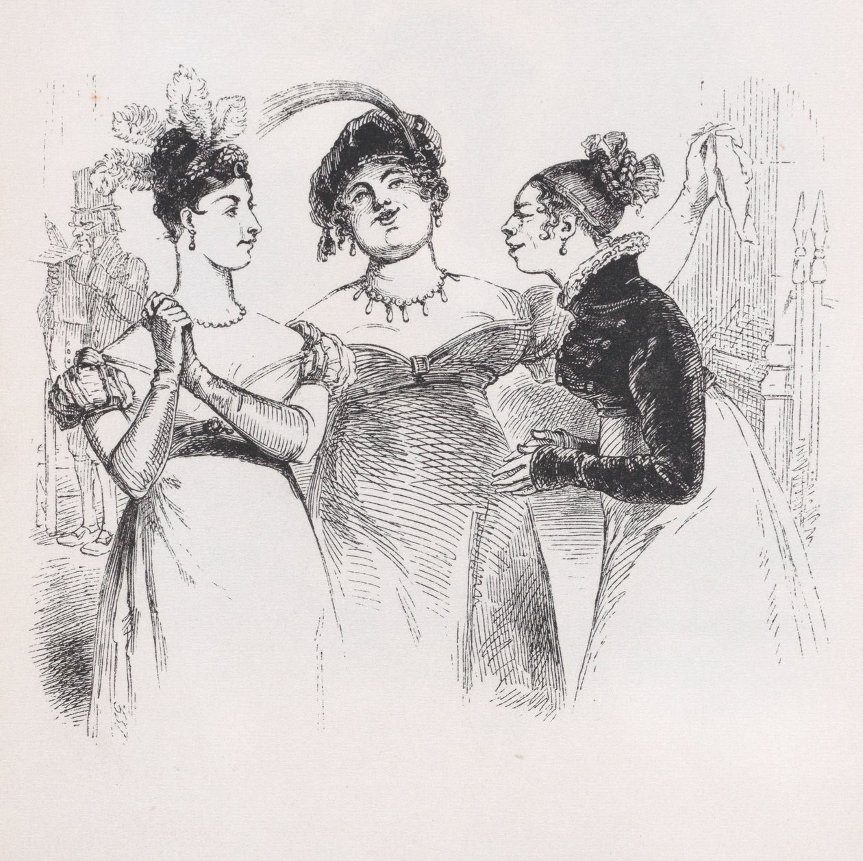Disse damers mening fra Bérangers komplette værker, 1836. af Jean Ignace Isidore Gérard