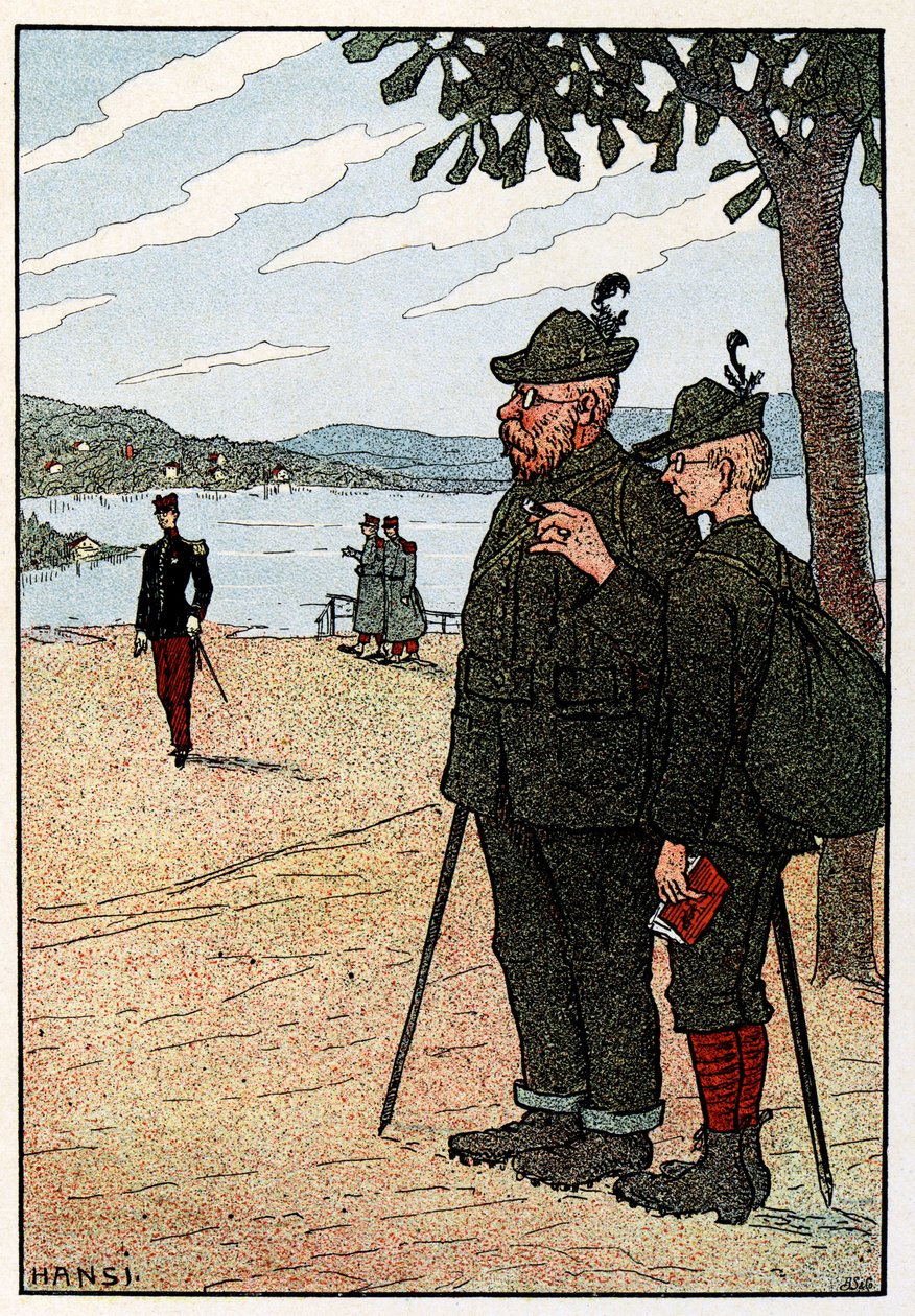 Vosges Bilder (billeder af Vogeserne); En Gerardmer af Jean Jacques (1873 1951) Waltz