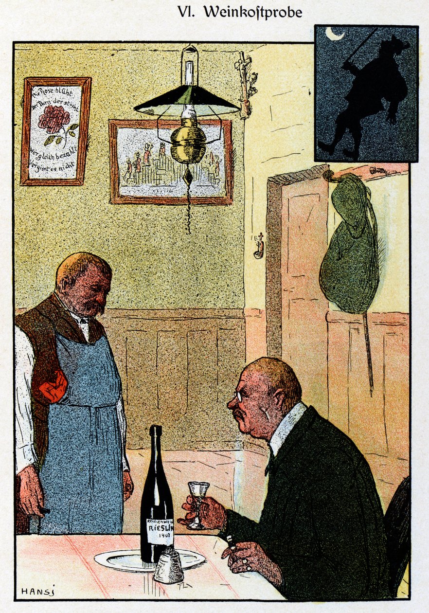 Vosges Bilder (billeder af Vogeserne); Alsace vin af Jean Jacques (1873 1951) Waltz