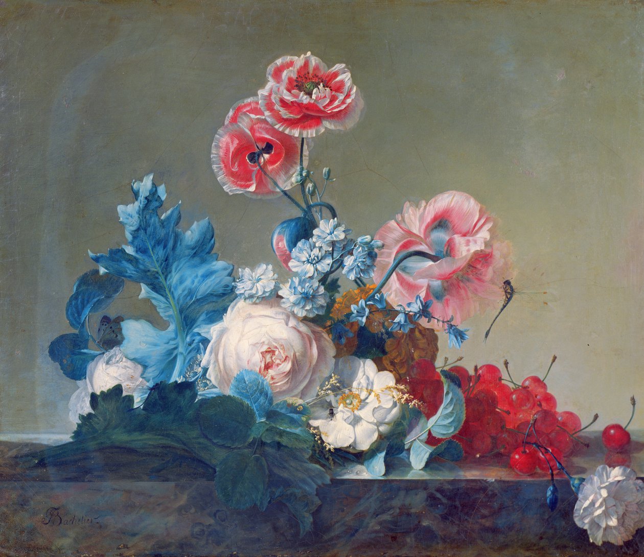 Blomsterstudie af Jean Jacques Bachelier
