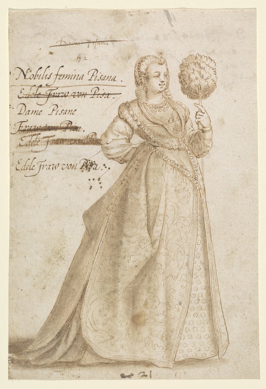 En ædel Dame af Pisa af Jean Jacques Boissard