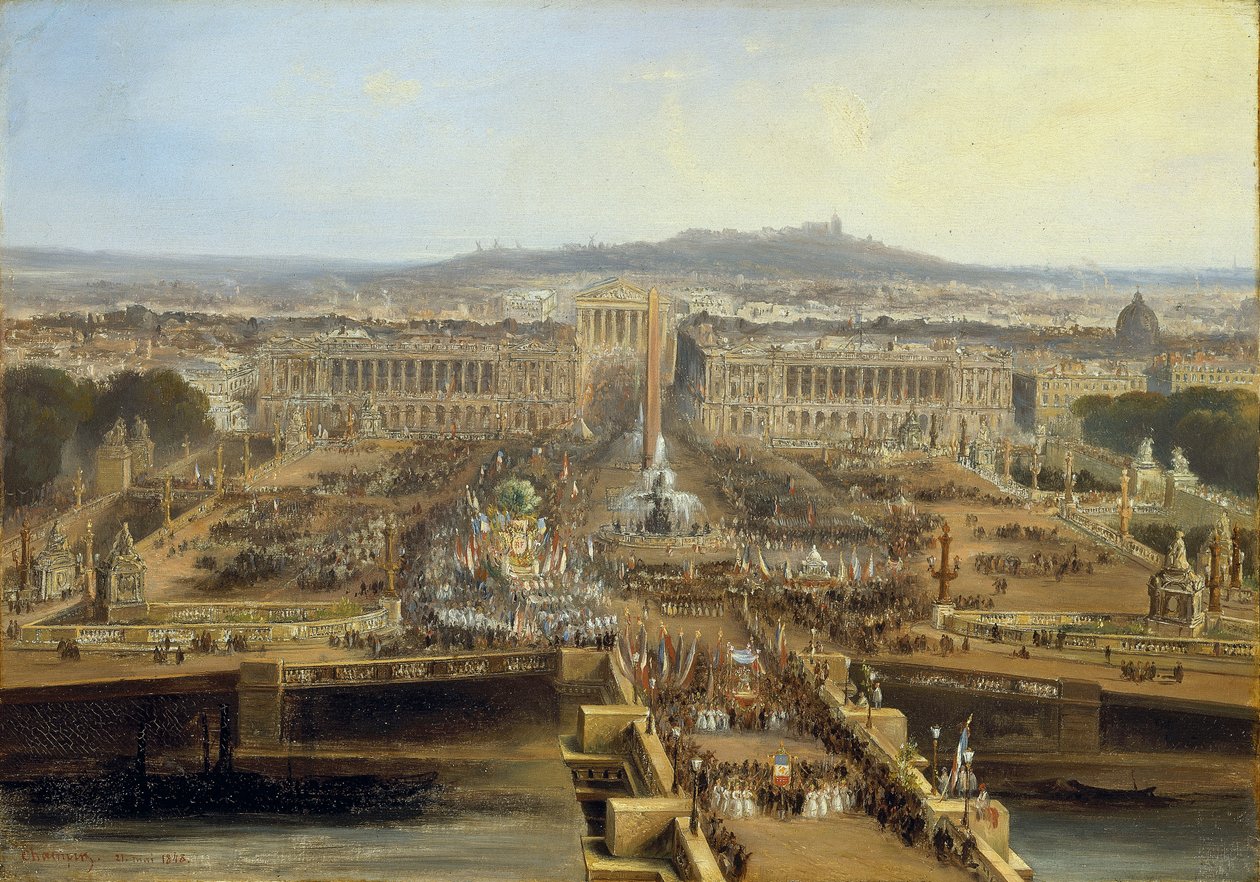 Konkordfesten, 21. maj 1848 på Champ-de-Mars, 1848. af Jean Jacques Champin