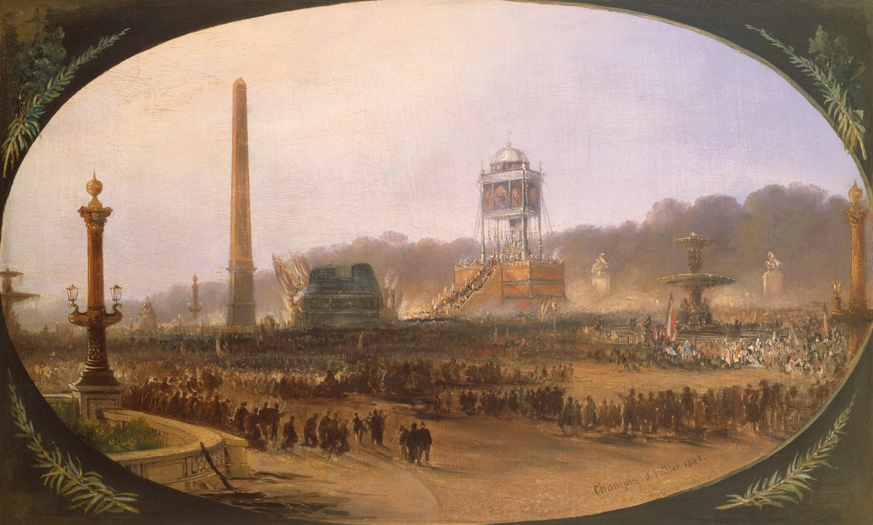 Begravelse af ofrene i juni 1848 af Jean Jacques Champin