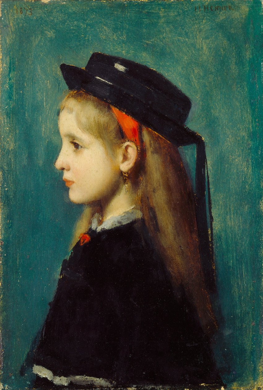 Alsace pige, 1873. af Jean Jacques Henner