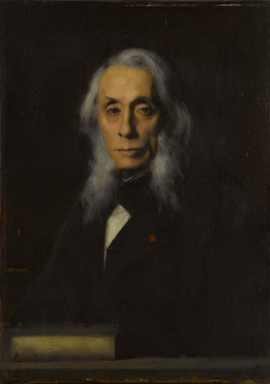 Portræt af Felix Ravaisson-Mollien 1813-1900, 1889. af Jean Jacques Henner