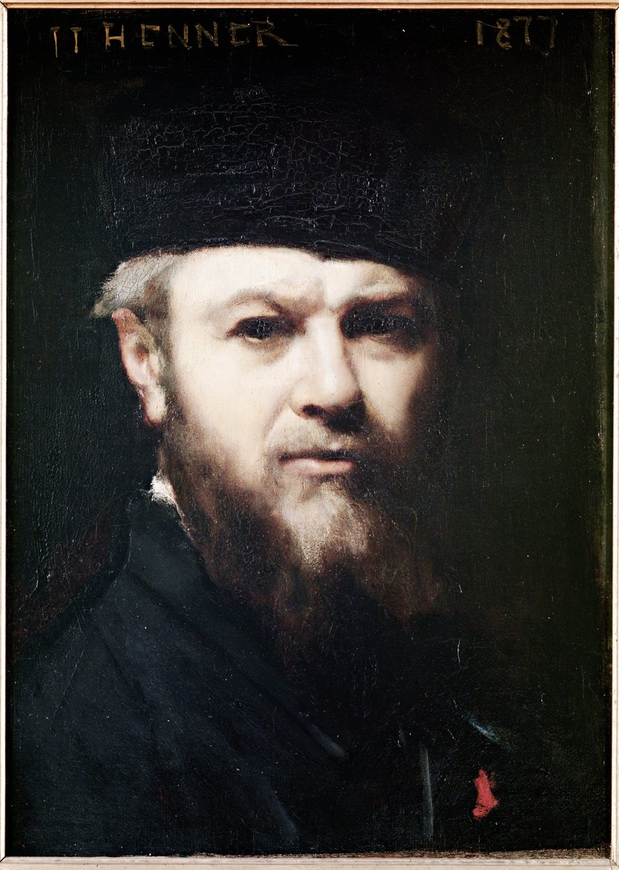 Selvportræt, 1877 af Jean Jacques Henner