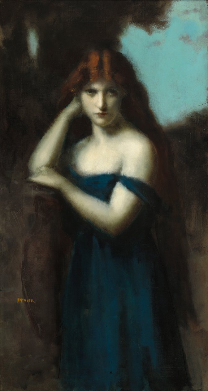 Stående kvinde, c.1903 af Jean Jacques Henner