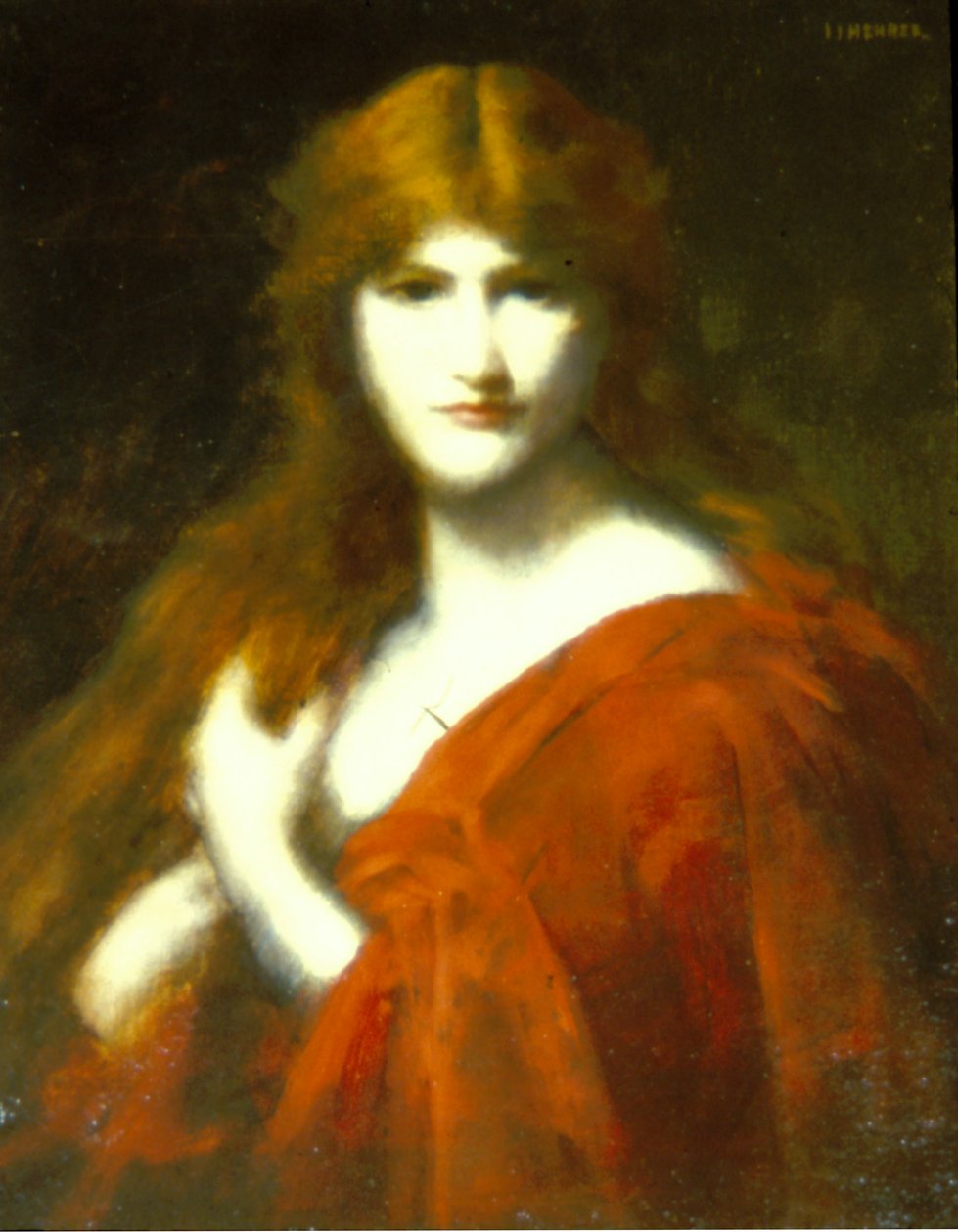 Den rødhårede af Jean Jacques Henner