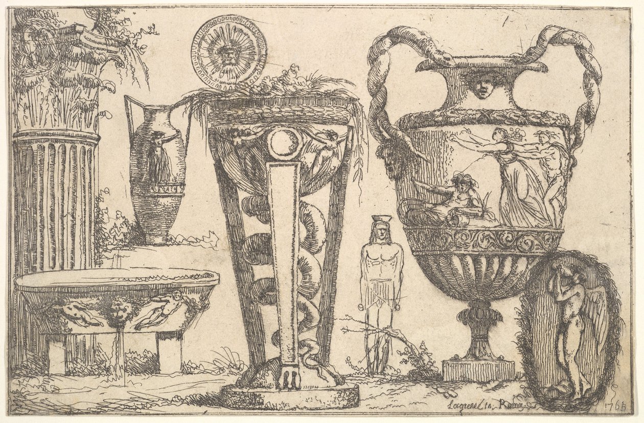 Fragmenter af oldtiden, 1765. af Jean Jacques Lagrenee