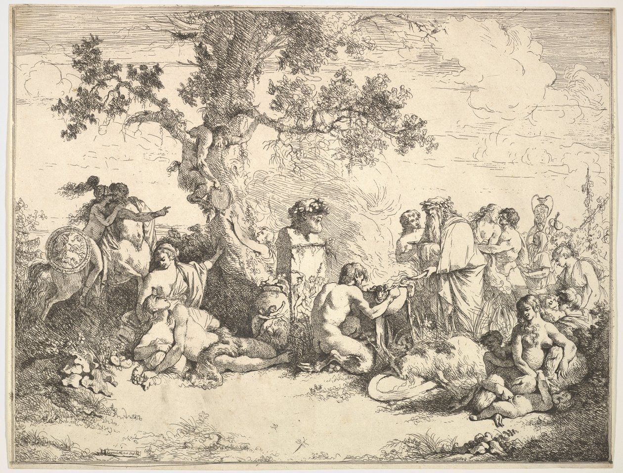 Offer til Pan, 1762-63. af Jean Jacques Lagrenee
