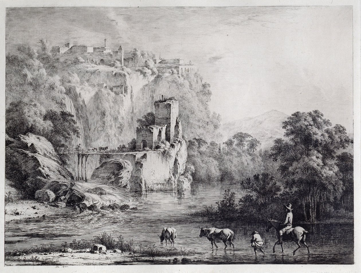 En rytter, 1800 af Jean Jacques de Boissieu
