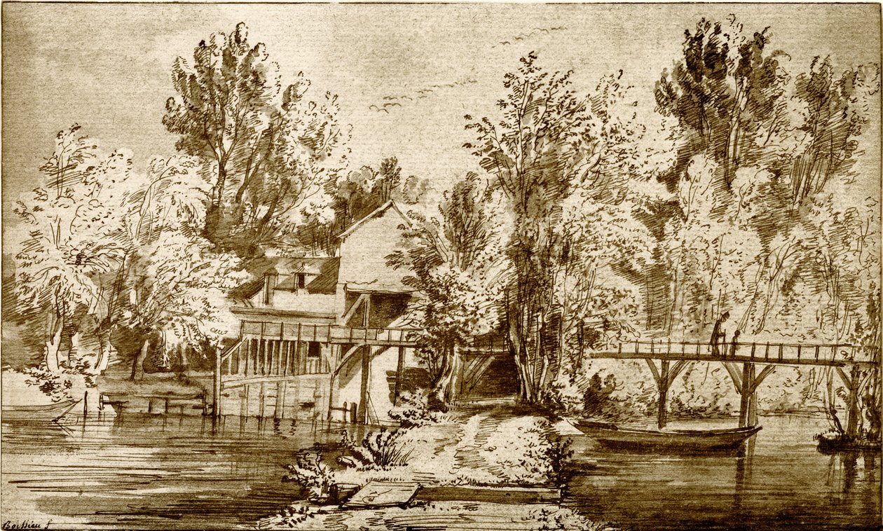 Landskab af Jean Jacques de Boissieu