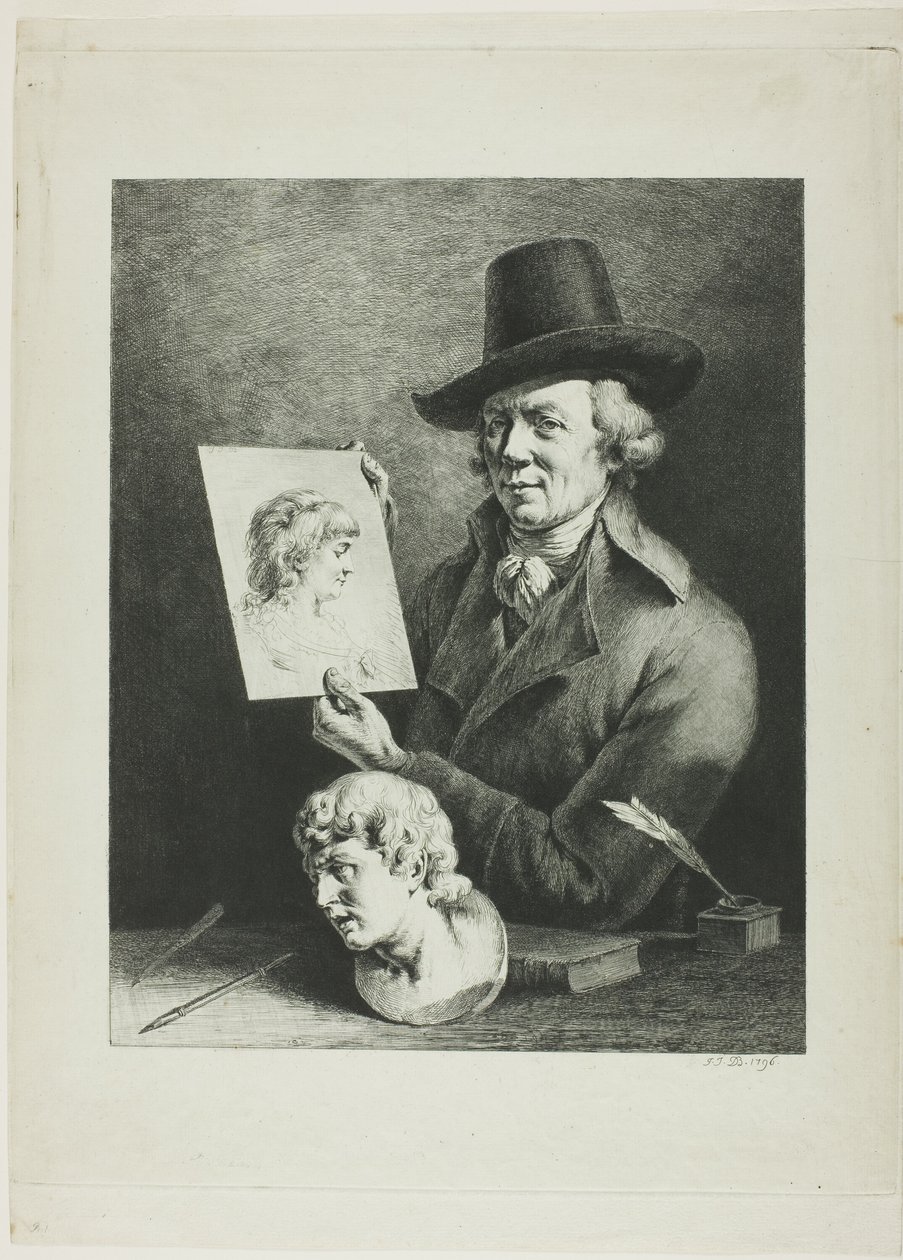 Selvportræt af Jean Jacques de Boissieu