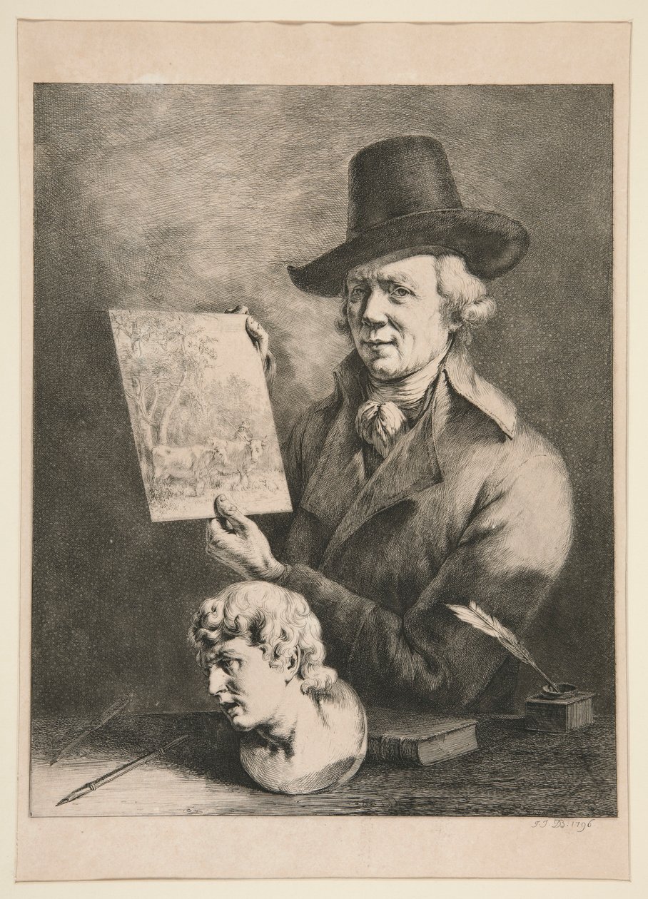 Selvportræt af Jean Jacques de Boissieu