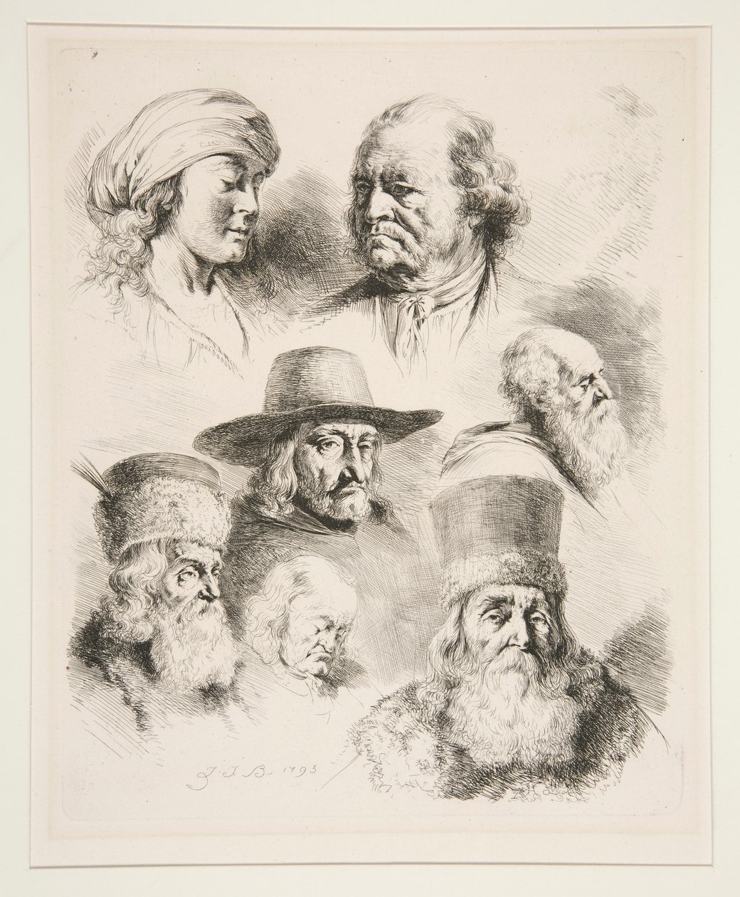 Syv portræthoveder af Jean Jacques de Boissieu