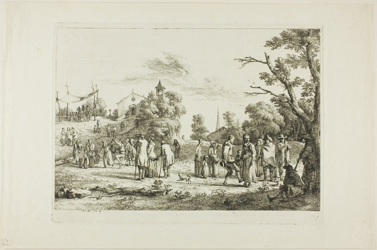 Landsbyfesten af Jean Jacques de Boissieu