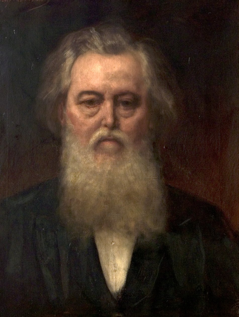 Dr. John Chapman, ca. 1885 (olie på lærred) af Jean Joseph Benjamin (after) Constant