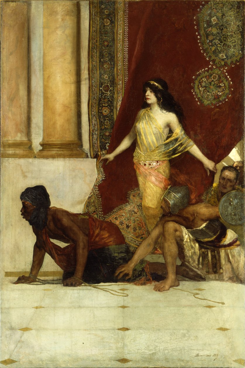 Delila og filistrene af Jean Joseph Benjamin Constant