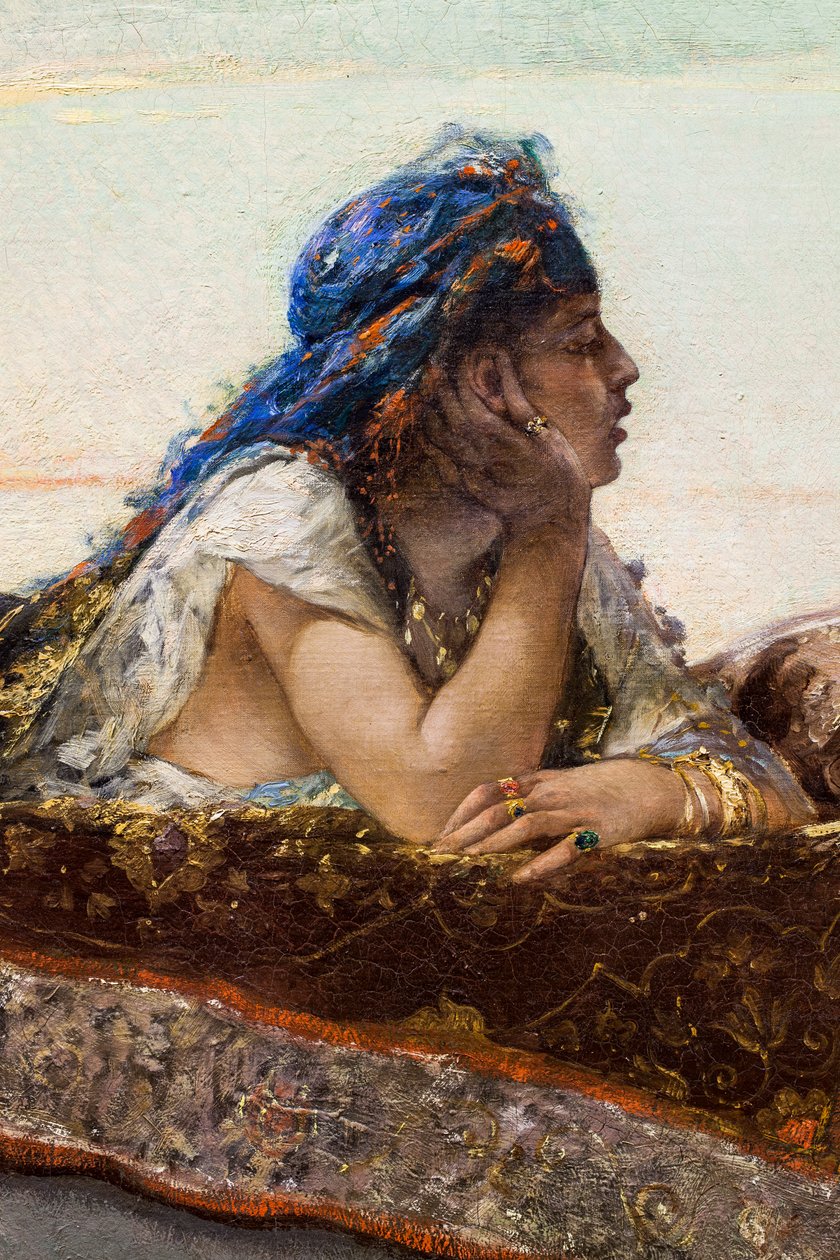 Aften på terrasserne (Marokko) af Jean Joseph Benjamin Constant