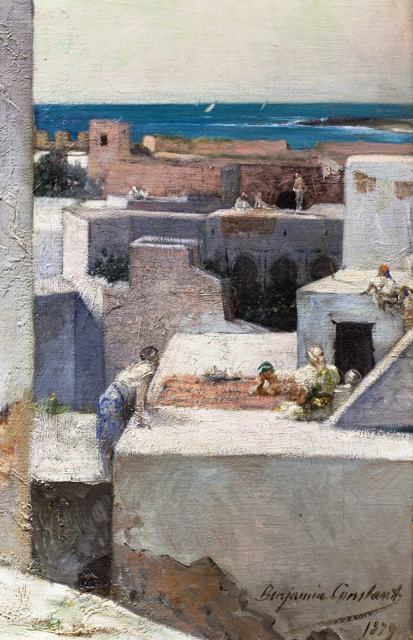 Aften på terrasserne (Marokko) af Jean Joseph Benjamin Constant