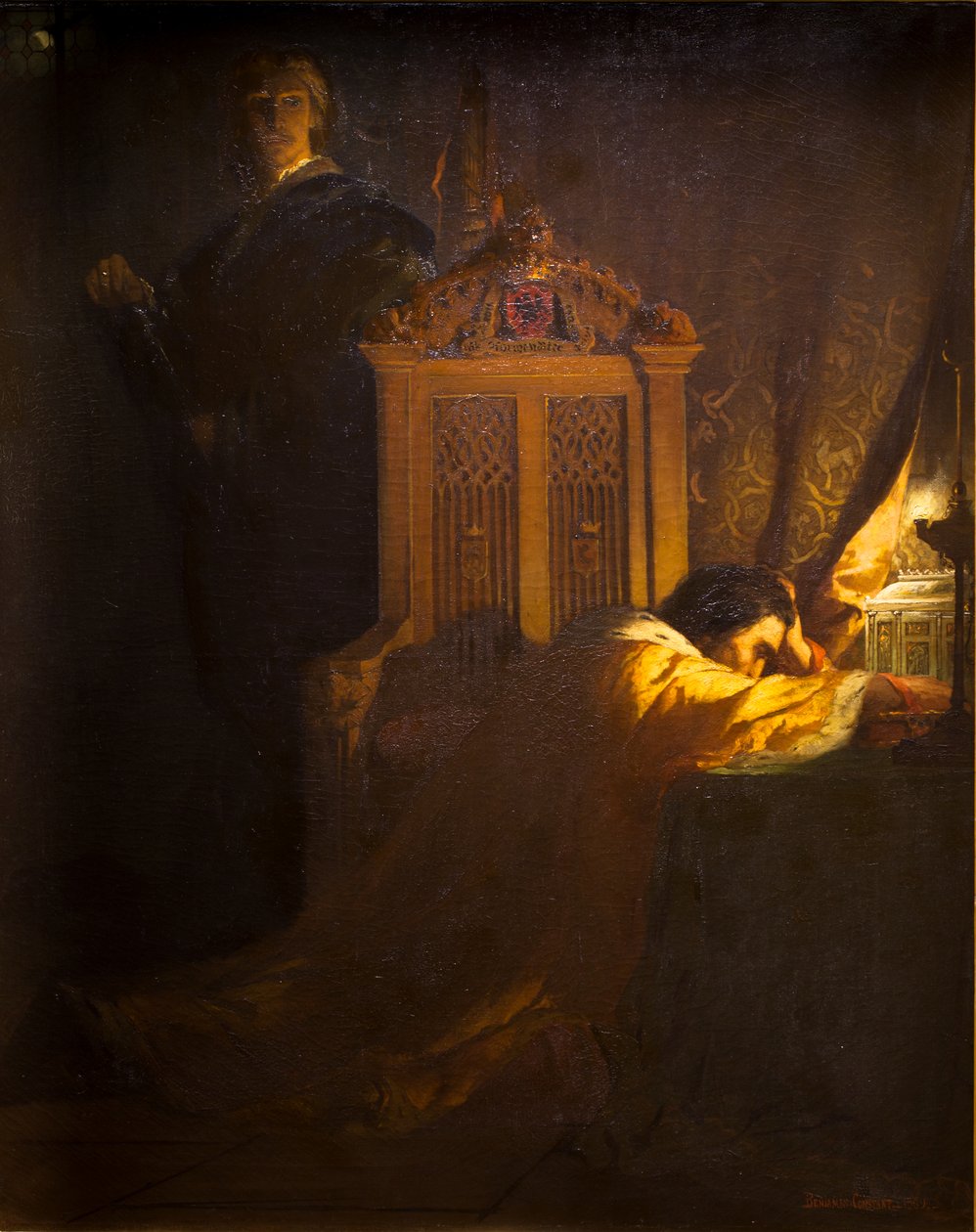 Hamlet og kongen af Jean Joseph Benjamin Constant