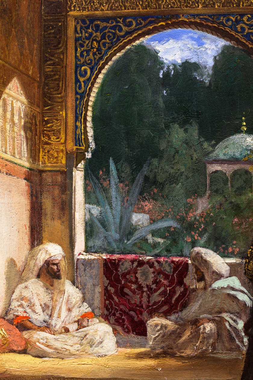 I sultanens palads (detalje), udateret. (Olie på lærred) af Jean Joseph Benjamin Constant